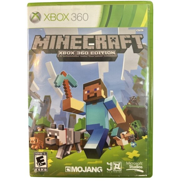 Minecraft Xbox 360 Edition Video Game Microsoft Studios Includes Case & Disc - Picture 1 of 12